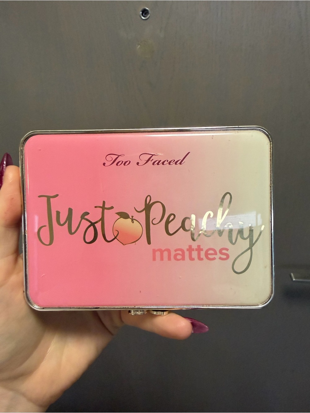 Too Faced Just Peachy Mattes Eyeshadow Palette - Pink Gradient